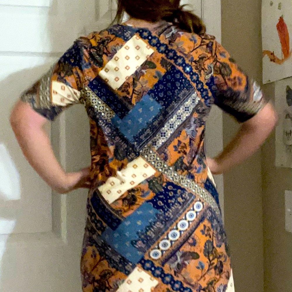 MIDI patterned dress